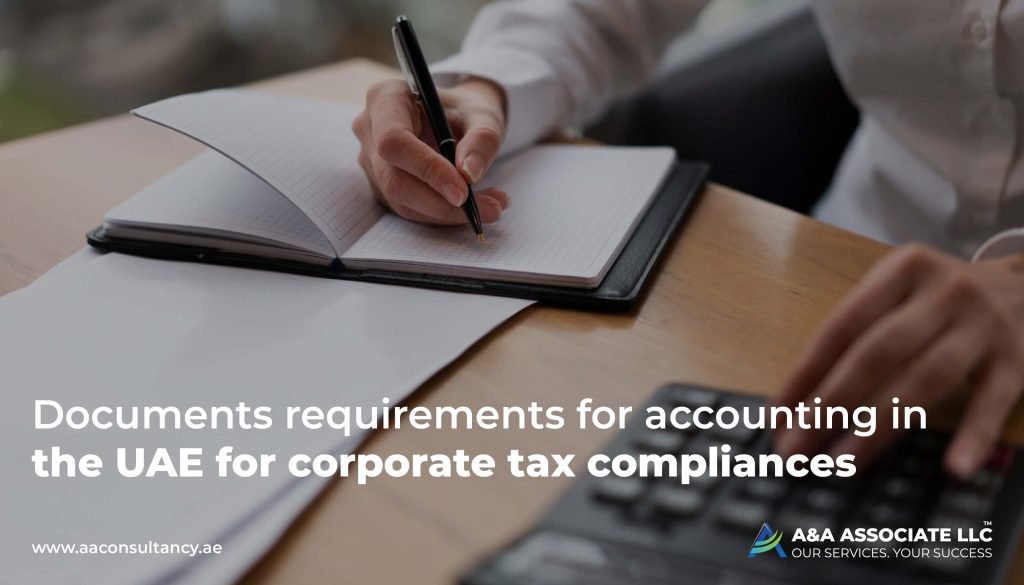 documents required for corporate tax registration in the UAE